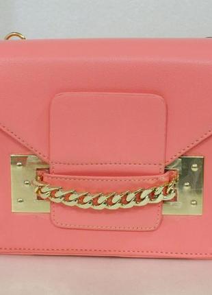 Стильная розовая сумочка