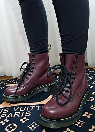 Ботинки dr. martens 1460 w usa5/36 мартинсы хайтопы высокие кожа унисекс оригинал