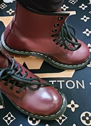 Ботинки dr. martens 1460 w usa5/36 мартинсы хайтопы высокие кожа унисекс оригинал