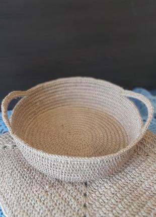 Кошик з джуту