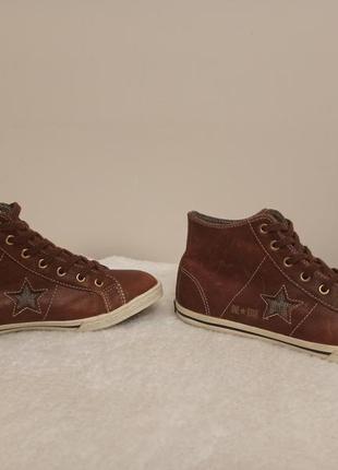 Кеді жіночі шкіряні converse5 фото