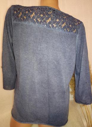 🔥 красивый нарядный свитер с укороченным ажурным передом🔥5 фото