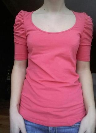 Коралова блузка zara