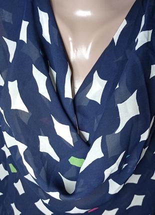 Шифонова блузка з хомутом4 фото
