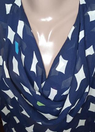 Шифонова блузка з хомутом2 фото