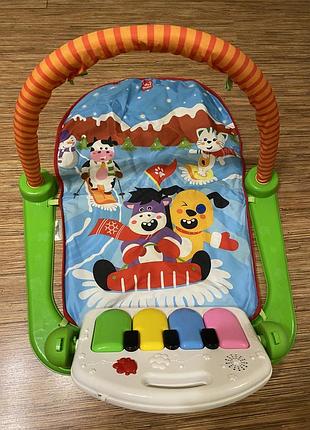 Развивающий коврик piano play 3