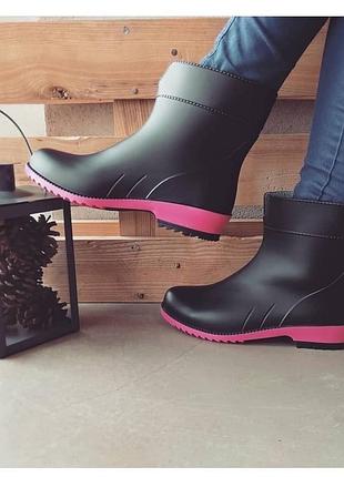 Резиновые сапоги женские 36-41