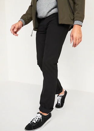 Прямі чорні джинси old navy 100% бавовна 32, 34, 36, 38, 40 розмір