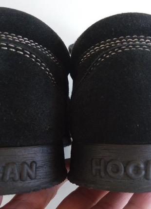 Замшевые брендовые туфли лоферы макасины hogan италия2 фото