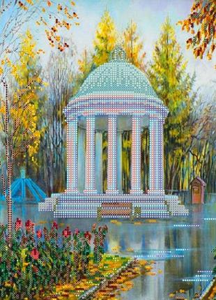 Схема на тканині для вишивання бісером абрис арт ас-196 осінній парк