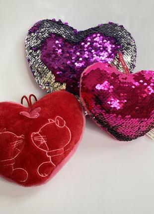 Мягкая игрушка подушка сердце 💓