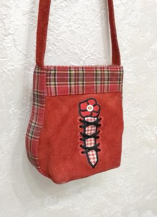 Сумочка детская. сумочка из натуральной замши.