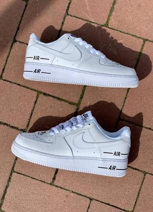Кросівки nike air force 1 low double air 'white black' кросівки
