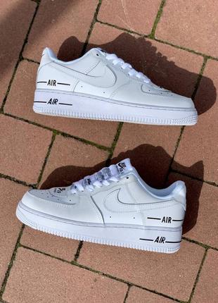 Кросівки nike air force 1 low double air ‘white black’ кроссовки