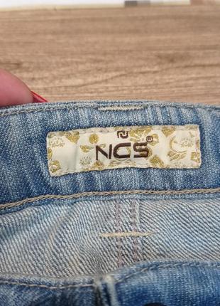 Прямые джинсы с вышивкой ncs2 фото