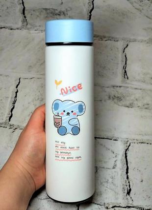 Термос з ситечком, з малюнком, 500 мл