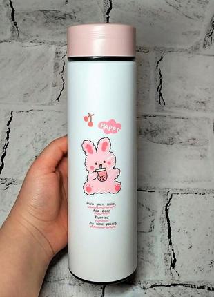Термос з ситечком, з малюнком, 500 мл