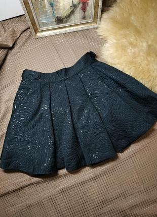 Пышненькая короткая юбка с карманами 38р1 фото