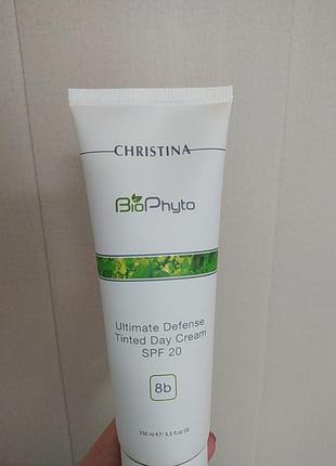 Абсолютний захист з тоном christina bio phyto ultimate defense tinted day cream