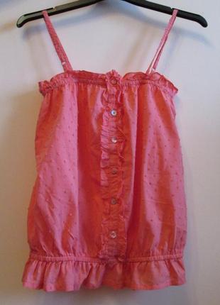 Акция 1+1=3 распродажа красивая воздушная маечка new look котон размер 8