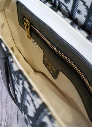 Saddle брендовий шикарна жакардова сумочка трендова модель елегантна жіноча сумка картата