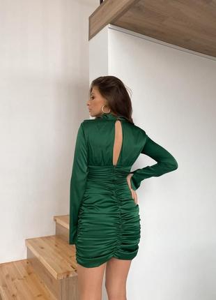 Сукня міні з драпіруванням /  платье мини с драпировкой3 фото