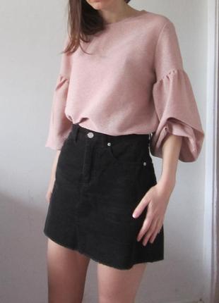 Блуза розовая, персиковая2 фото