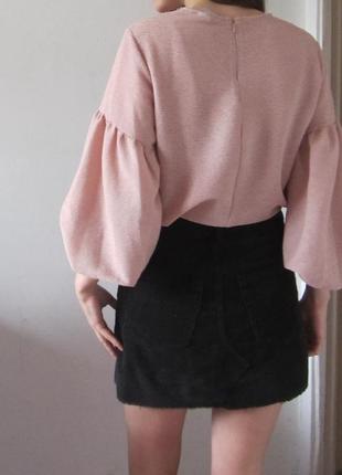Блуза розовая, персиковая4 фото