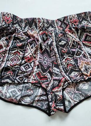 Шортики фирменные zebra лёгкие шорти шорты для тверка летнии пижама пижамные полденс піжама море