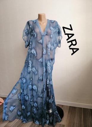 Платье длинное zara,р.s,28,m,l,xl,xxl1 фото