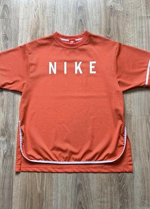 Женская сетчатая футболка nike1 фото