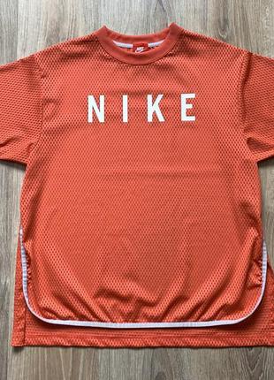 Женская сетчатая футболка nike2 фото