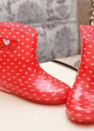 Резиновые сапожки для девочек в наличии!