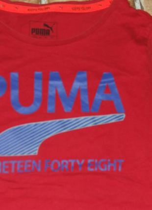 Стильна футболка бавовняна хлопчику 6 років puma2 фото