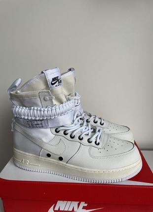 Кроссовки мужские nike air force 1 sf special field, белые (найк аир форс спешиал филд, кросівки)