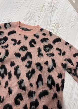 Леопардовый свитер bershka