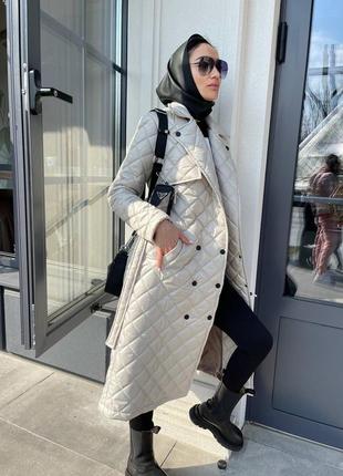 Стеганний тренч 3