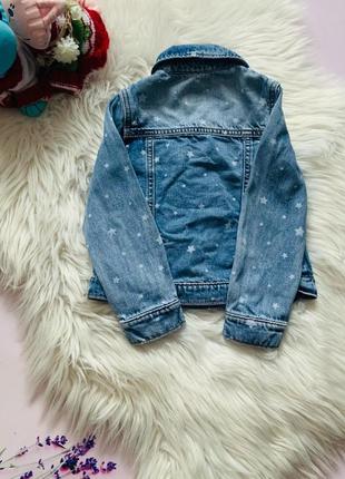 Стильная модная джинсовая куртка gap девочке 3-4 года2 фото