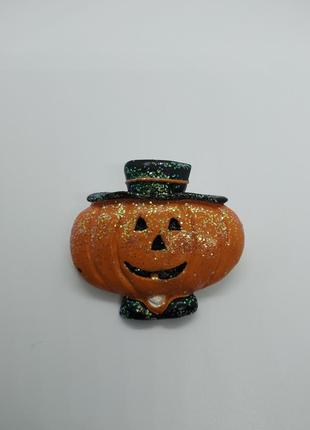 Брошка хеллоуїн гарбуз