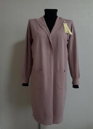 Стильный,деловой,базовый,мега-качественный,25%кашемира,5%шерсти,удлиненный кардиган