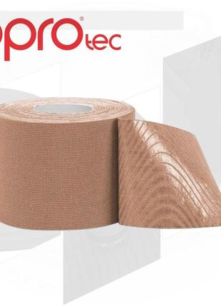 Кинезиологический тейп oprotec kinesiology tape beige (tec57544) 5cм*5м2 фото