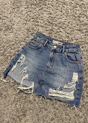 Юбка рванная