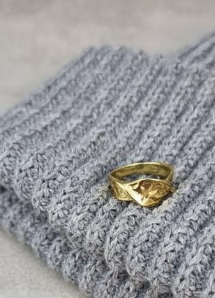 Кільце позолота "нескінченність"