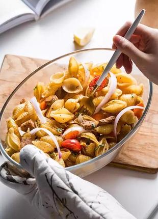 Деко овальний (скло) . форма для запікання , випічка