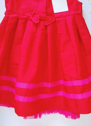 Новое красное детское платье  артикул: 107573 фото
