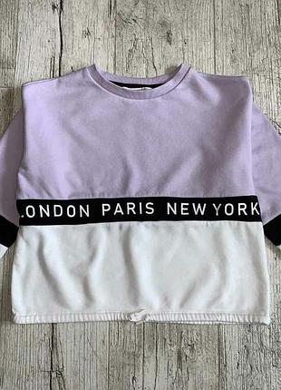 Бомбезный свитшот на флисе h&m 10-12 лет