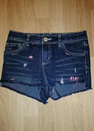 Шорты джинсовые короткие для девочки2 фото
