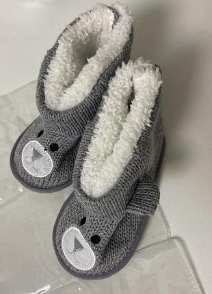 Пинетки на меху, сапожки 13 см