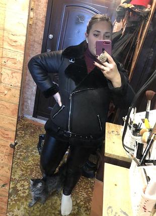 Дубленка авиатор 3
