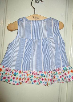 Блузка 3-6 міс.ріст 68см 2